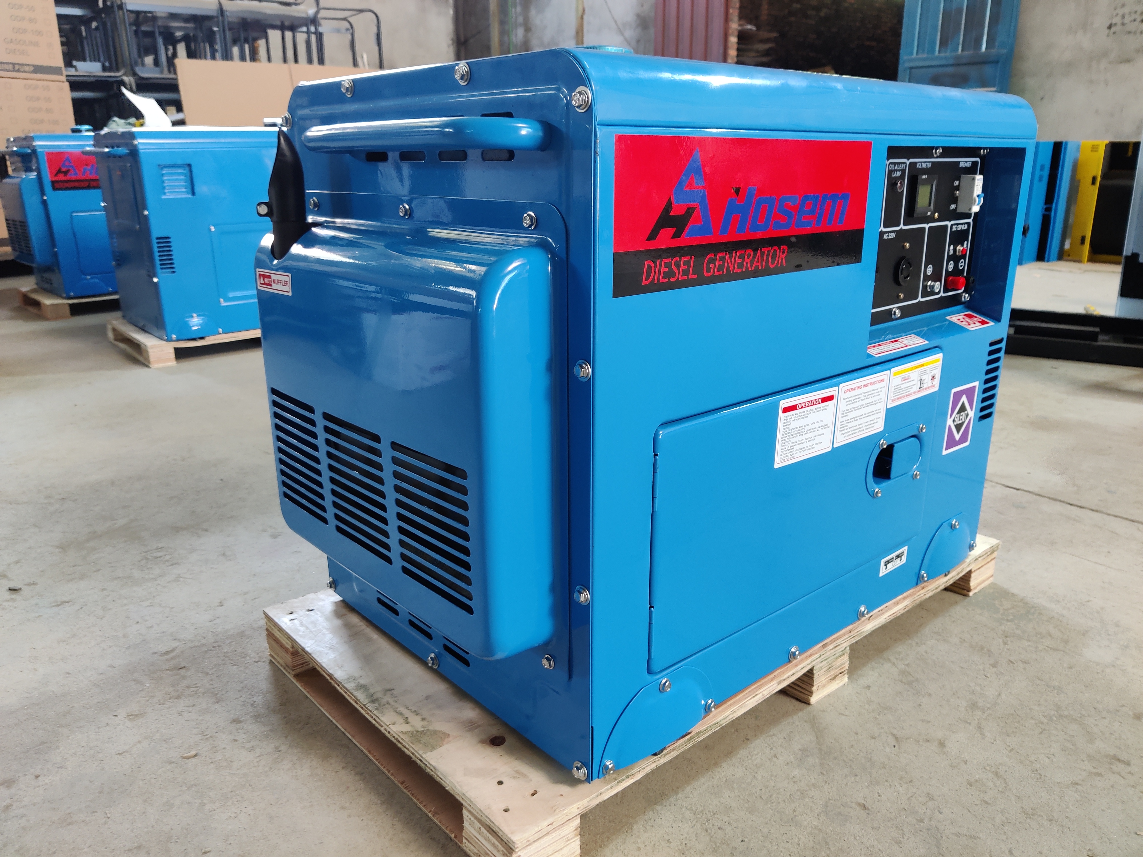 6KVA Diesel Generator, Silent Diesel Generator 6kVA, Single Phase, House Use Single Cylinde, Air-Cooledr Engine