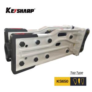 Quality 210mm Chisel Cap Mounted Breaker For Excavators 65-100ton 290-310 Work Stress wholesale