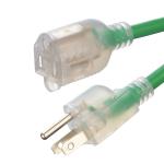 ETL 12/3 AWG Customized Pure Copper Extension Cord with Light for Yard Festival