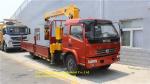 Straight Arm Truck Mounted Crane 10T SQ10SK3Q Self Locking Up And Down