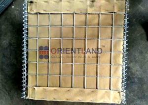 Quality Hesco Bastion Concrete 3mm Army Barrier System Alu Zinc Coating Wire wholesale
