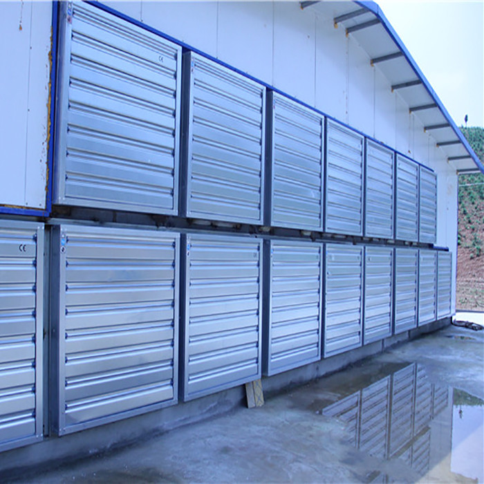 1.1KW Chicken Poultry Farm Climate Control System Pressure Ventilation Fan