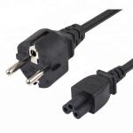 EU VDE Power Cord Black Home Appliance Laptop Extension Cable