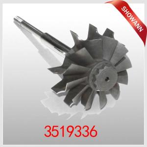 Quality HX35 HX35W H1C Turbocharger Turbine Wheel &amp; Shaft 3519336 wholesale
