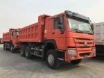 Excellent Used Sinotruk 6*4 HOWO Tipper Truck Front Lifting Style 24hours Online