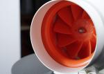 Toilet Plastic Mixed Flow Inline Duct Fans Extractor Ventilation Exhaust Blower