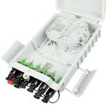 PC ABS Fiber Optic Distribution Box for Outdoor FTTH 8 Cores Fibra Optica
