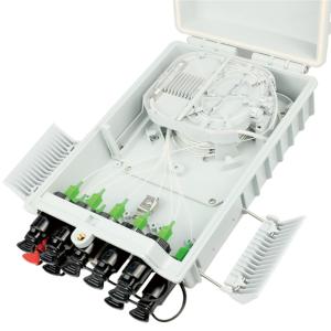 Quality PC ABS Fiber Optic Distribution Box for Outdoor FTTH 8 Cores Fibra Optica Splitters wholesale