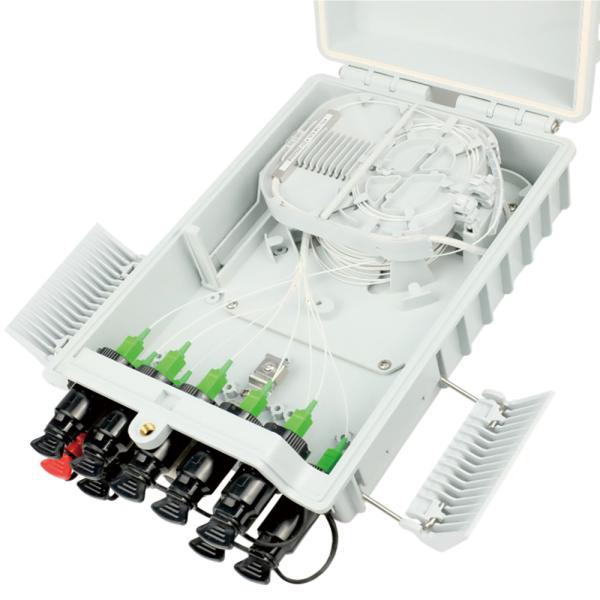 PC ABS Fiber Optic Distribution Box for Outdoor FTTH 8 Cores Fibra Optica
