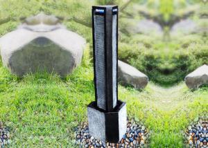 Quality Simple Long Column Cast Stone Water Fountains wholesale