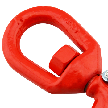 Plain Finish High Strength Steel Forklift Lifting Hoist Swivel Hook