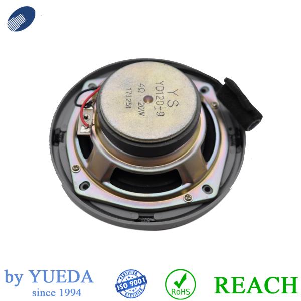 Cheap Waterproof Raw Audio Speakers 20W 4ohm 120mm Round Shape Big  Full Range Woofer for sale