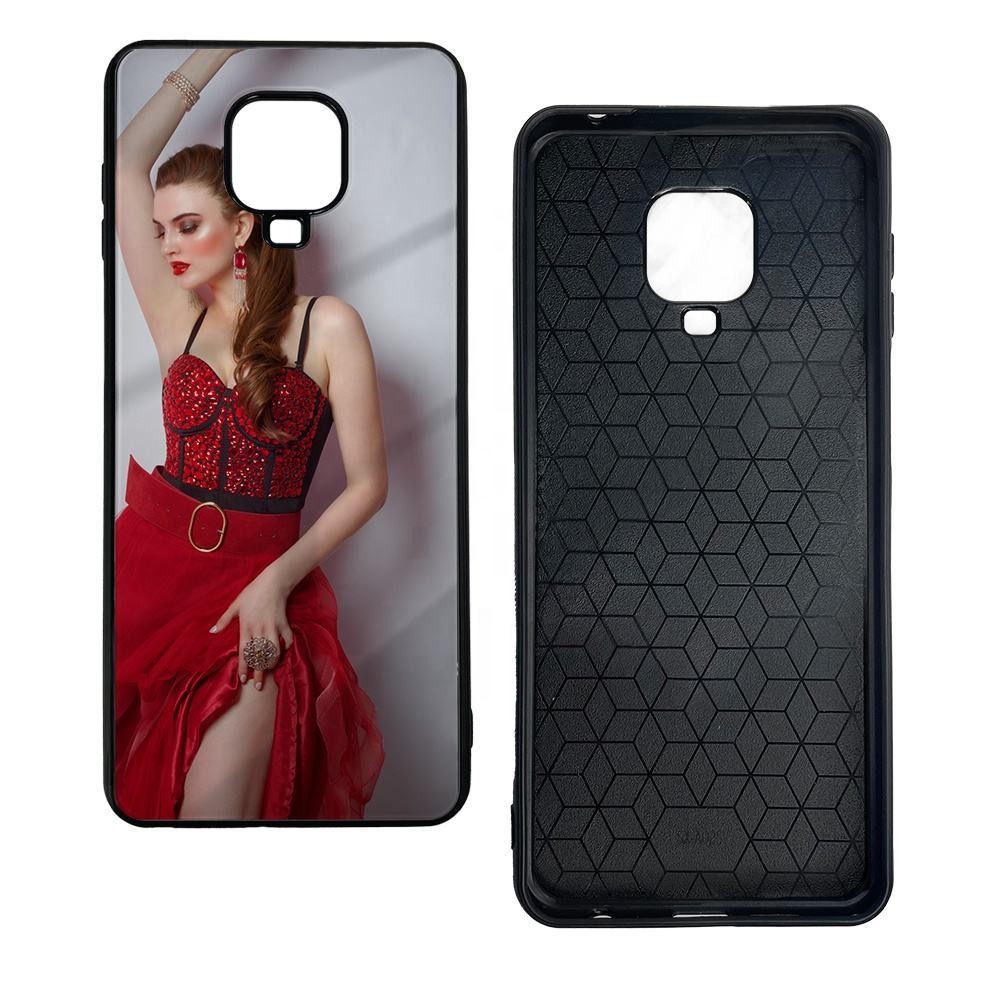 Shockproof Sublimation Glass Phone Case 2D Sublimation Mobile Cover For Xiaomi