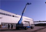 Regulating Wheels Straight Boom Lift With Independently Operated Hydraulic