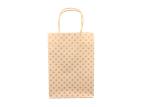 Biodegradable Luxury Christmas Packaging , Custom Printed Brown Paper Bags