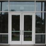 Spray Tempered Glass Aluminum Hinged Door Waterproof