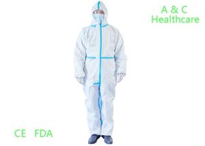Quality SMS Non Woven Protective Clothing Disposable Medical Protective Suit wholesale