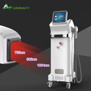 Quality 808+755+1064nm beauty diode hair removal machine wholesale