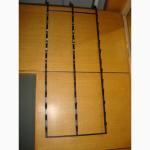 3 Metal Strips Clip Snack Display Rack For Door Or Wall