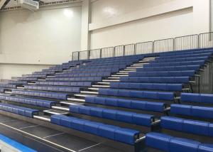 Quality Sport Court Audience Retractable Seating with Plastic Bench Seating wholesale