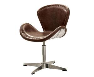 Quality Office Bar Stool Swan Aviator Chair Brown Color 61*55*97cm wholesale