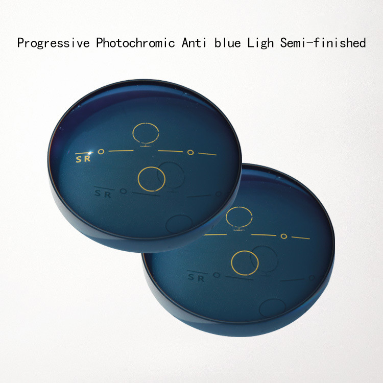 Progressive Semi-finished UC/HC/HMC Photochromic For Block Blue Ray