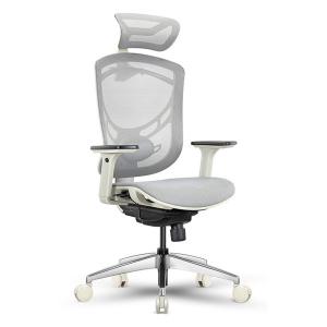 Quality IVINO Grey Chair Headrest Adjustable Ergonomic Online Office Chairs wholesale