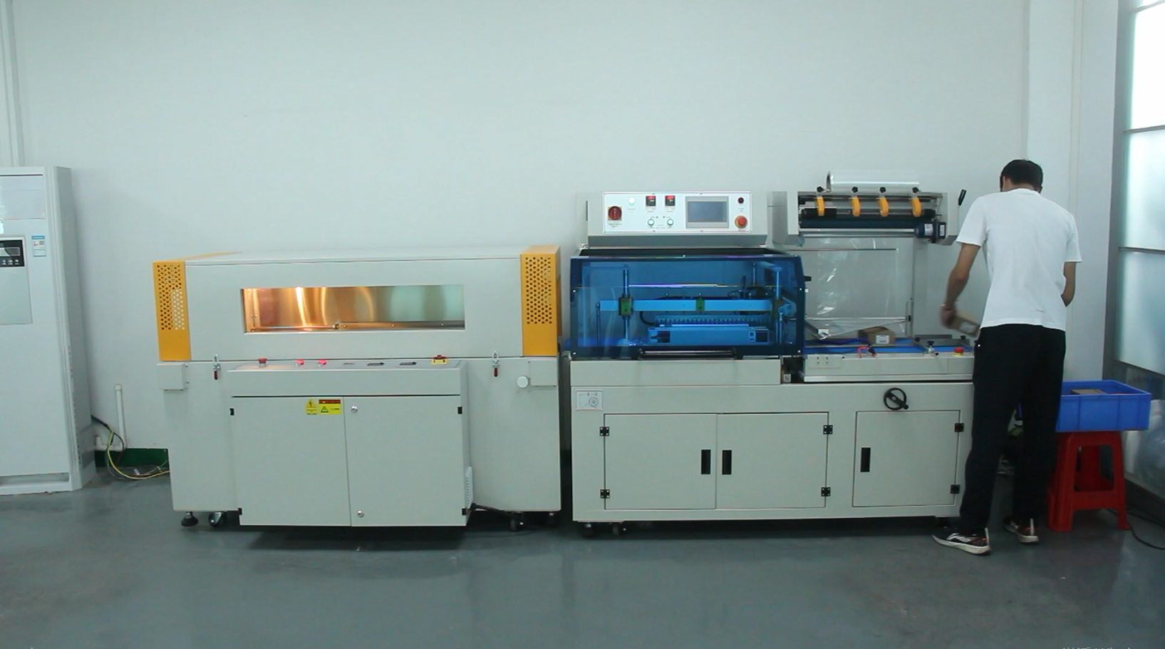 L Type Shrink Wrapping Machine And Automatic Shrink Wrapping Machine Shrinking Tunnel The Sealing Machine