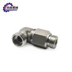 OEM Hydraulic Carbon Steel 90 Degree Elbow Pipe Joint Customized for Pressure