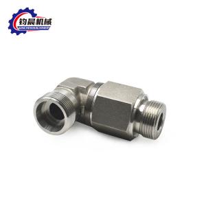 Quality OEM Hydraulic Carbon Steel 90 Degree Elbow Pipe Joint Customized for Pressure Thread wholesale