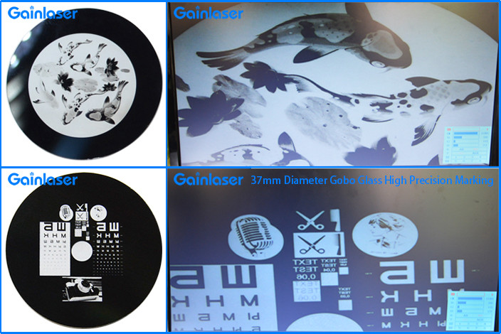 Gobo Logo 0.01mm Portable Laser Marking Machine For Full Color Photo