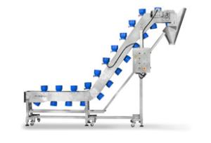 Quality 1.5kw Stainless Steel Bowl Conveyor Machine Lifitng Proposal wholesale