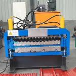 Automatic Cutting Hydraulic Power Steel Profile Double Layer Roofing Roll