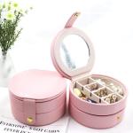 Round Luxury Jewelry Boxes 10.9*10.2*5.9cm Paper Packaging Box Custom Logo