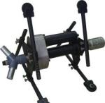 Abrasive Steel Pipe Shot Blasting Machine , Stable Pipe Blasting Equipment