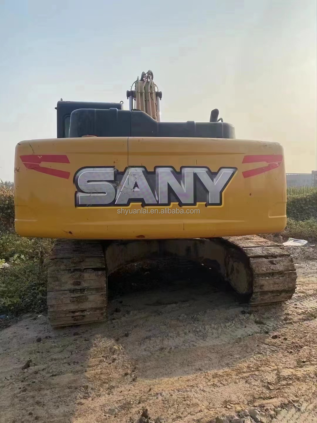 SANY 215C Forward Flow Excavator With MITSUBISHI Engine And 0-2000 Working Hours