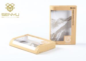 Quality Small Kraft Paper Mobile Phone Case Cover Packing Boxes For Cell Accessory wholesale