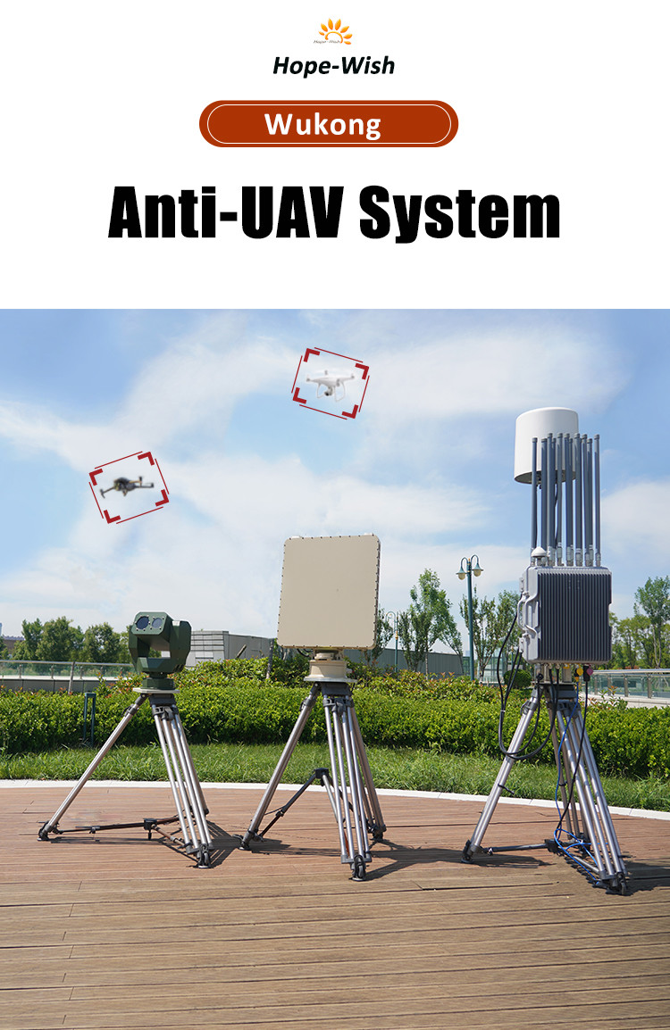 Long Range Security perimeter surveillance radar For Tracking Drone Jammer Price
