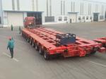 Multi Axles 100-300 Ton Machines Loading Hydraulic Modular Trailer for Heavy