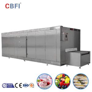 Quality Automatic Industrial Mesh Belt IQF Tunnel Freezer For Shrimp Meat French Fries Tunnel Blast Chiller wholesale