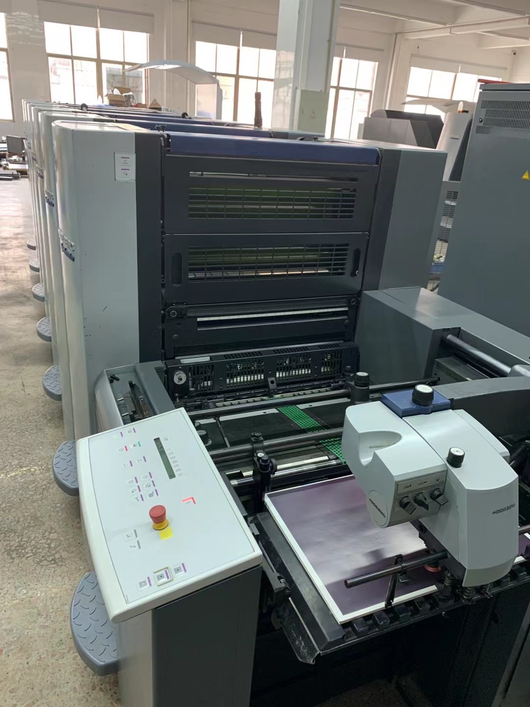 Automatic Grade SM52-6 Heidelberg Offset Printing Machine Second Hand 380V PLC For Machinery Repair Shops In Germany