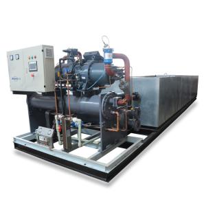 Quality 25T/24H Brine Refrigeration Block Ice Machine Industrial Salt Water wholesale