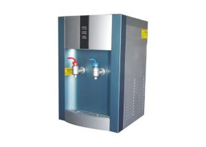 Quality Silver Blue Color Tabletop Hot and Cold Water Dispenser ABS Plastics Housing Material wholesale