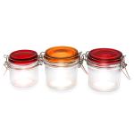 High Quality Wholesale150ml 200ml 250ml Round Glass Storage Jar For Honey Jam