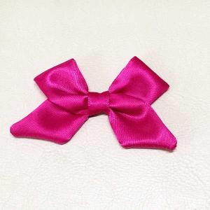 Quality Red Ribbon Bow Crafts Fabric Material 8cm Long Gift Packing Eco - Friendly wholesale