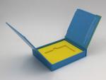 CMYK C2S Art Paper Eyeshadow Clamshell Packaging Custom Cosmetic Boxes