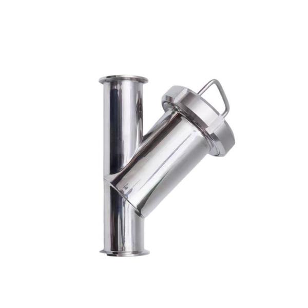 0.700kg Package Gross Weight Sanitary Grade Y Filter with Mirror Polish and