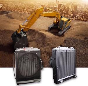 Quality High performance and heavy duty oil cooler with bar plate fin structure for excavators wholesale