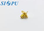 SMA RF Coaxial Connector – Four-Hole Flange Mount Receptacle