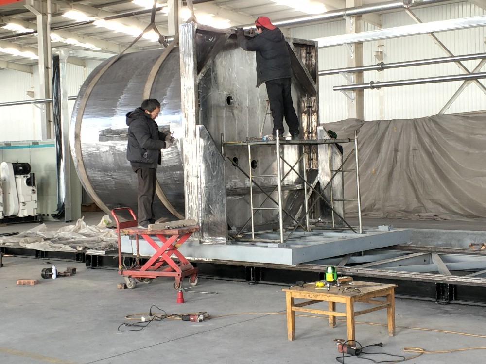 Free Span Aluminum Vacuum Metallizer for PET/CPP/BOPP/PE/PVC Films Metallizing 20000KG